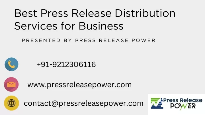 best press release distribution services