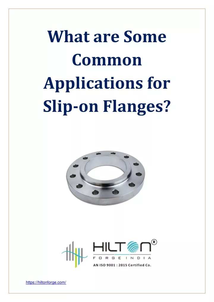 what are some common applications for slip