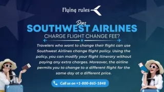 Does Southwest Airlines Charge Flight Change Fee