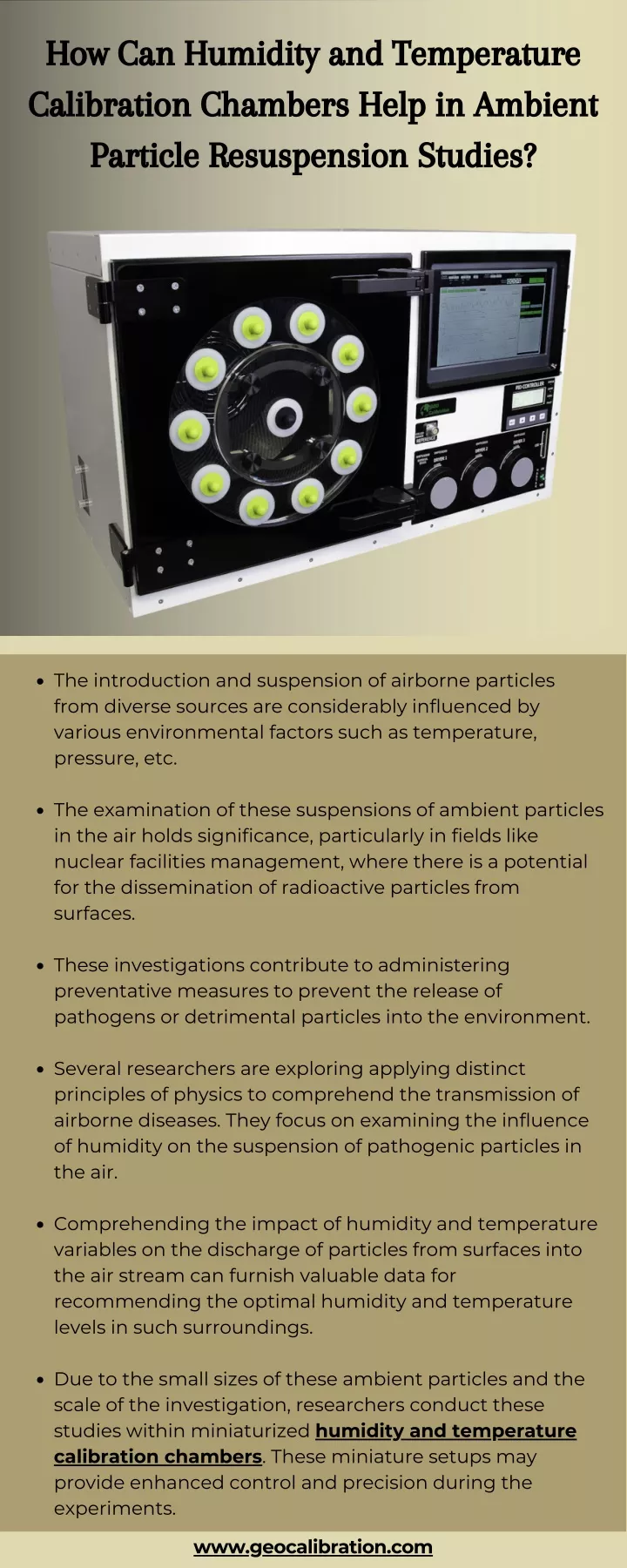 how can humidity and temperature calibration