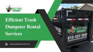 Simplify Cleanup: Reliable Dumpster Rental Service