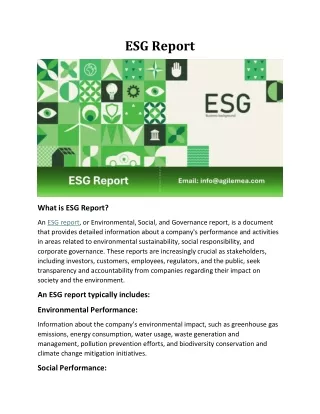 esg report