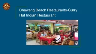 Chaweng Beach Restaurants-Curry Hut Indian Restaurant