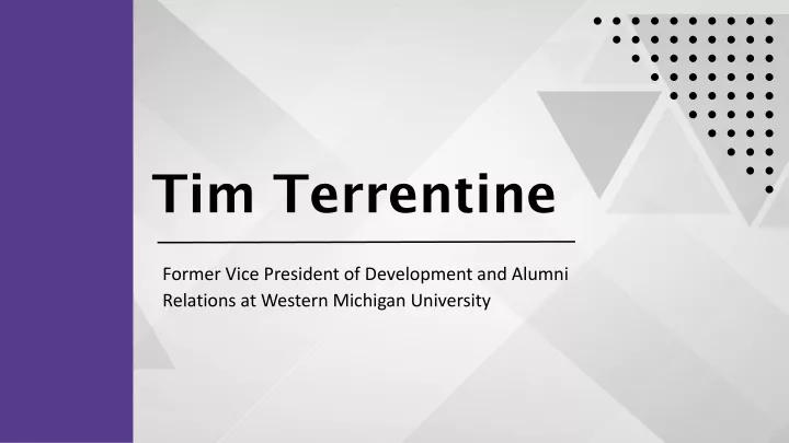 tim terrentine