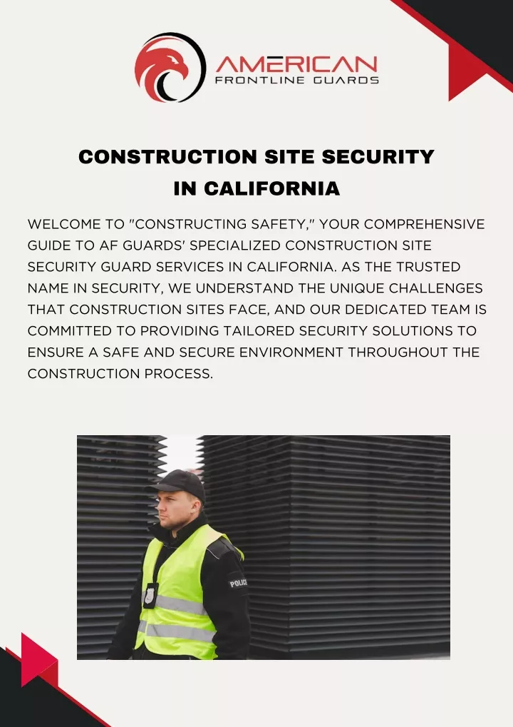 construction site security