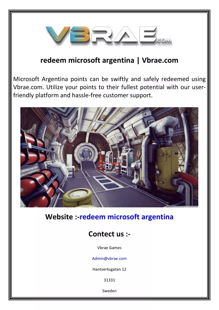 redeem microsoft argentina vbrae com