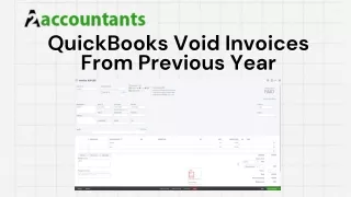 How to QuickBooks Void Invoices from Previous Year