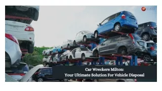 Car Wreckers Milton Your Ultimate Solution For Vehicle Disposal