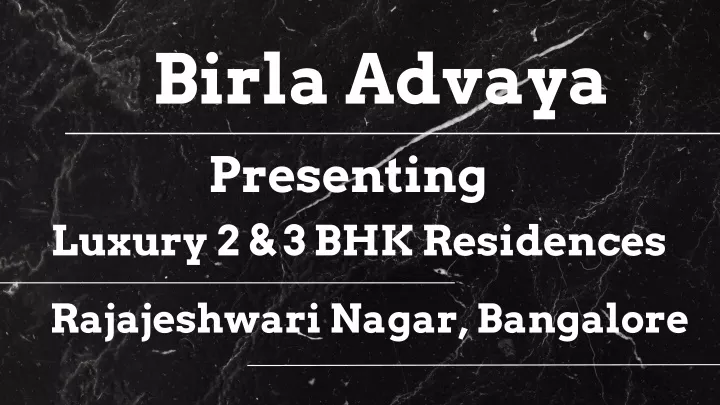 birla advaya