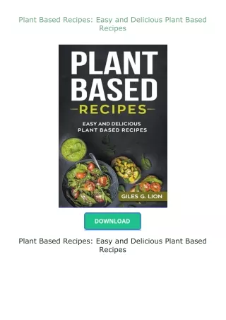 Plant-Based-Recipes-Easy-and-Delicious-Plant-Based-Recipes