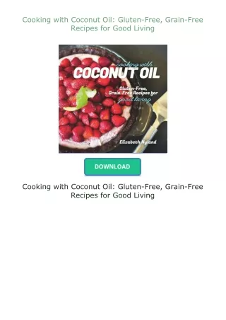Cooking-with-Coconut-Oil-GlutenFree-GrainFree-Recipes-for-Good-Living