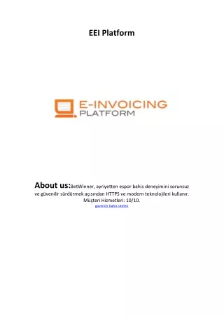 eei platform