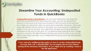 streamline your accounting undeposited funds in quickbooks