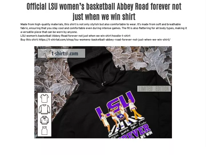 official lsu women s basketball abbey road