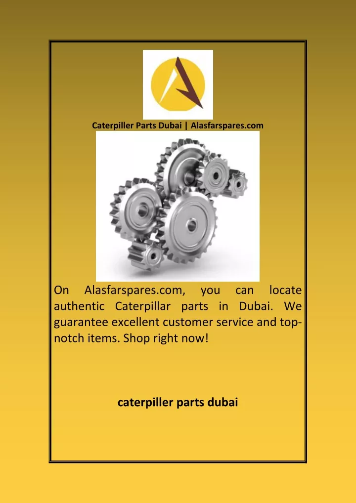 caterpiller parts dubai alasfarspares com