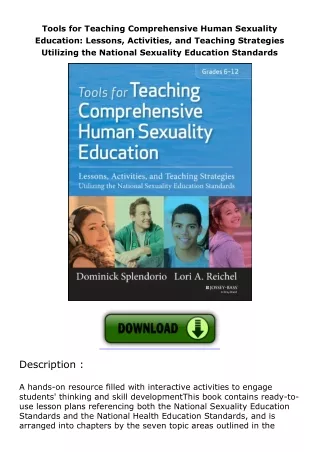 Tools-for-Teaching-Comprehensive-Human-Sexuality-Education-Lessons-Activities-and-Teaching-Strategies-Utilizing-the-Nati