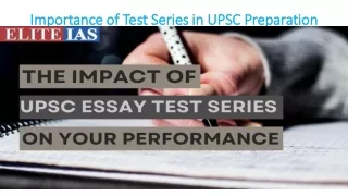 Importance of Test Series in UPSC Preparation