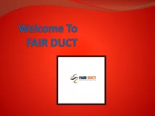 Professional Air Duct Cleaning Services Company | Fair Duct