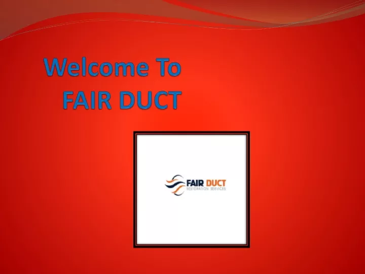 welcome to fair duct