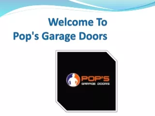 Garage Door Repair Columbia MD - Pop's Garage Doors