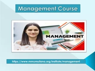 Management Course