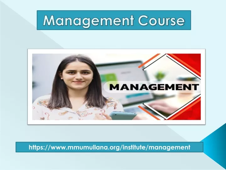 management course