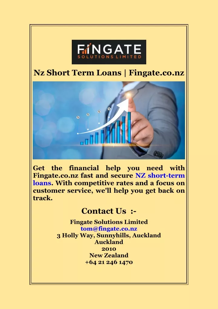 nz short term loans fingate co nz