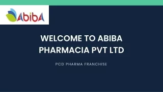 PCD Franchise Company in India-Abiba Pharmacia