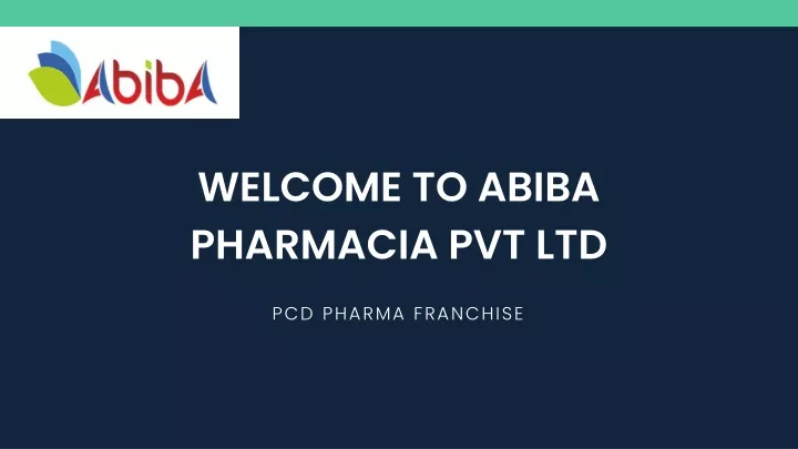 welcome to abiba pharmacia pvt ltd