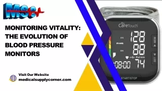 Blood Pressure Monitor - Medical Supply Corner
