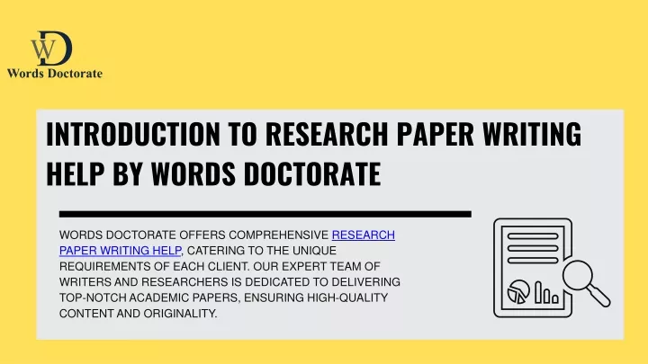 introduction to research paper writing help