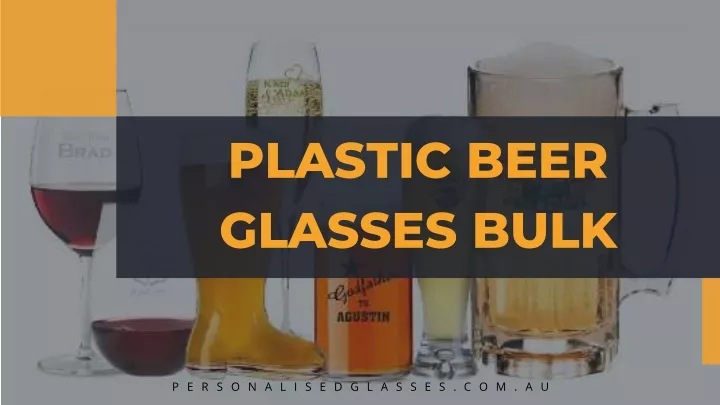 plastic beer glasses bulk