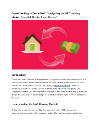 Expats Looking to Buy in UAE_ _Navigating the UAE Housing Market_ Essential Tips for Expat Buyers_