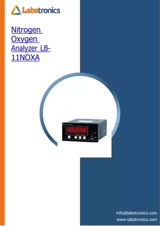 nitrogen oxygen analyzer lb 11noxa