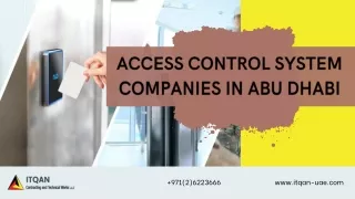 access control system companies in abu dhabi pdf