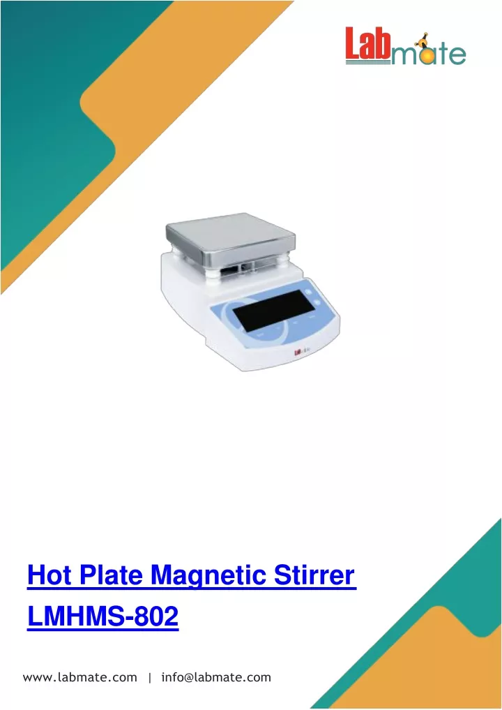 hot plate magnetic stirrer lmhms 802