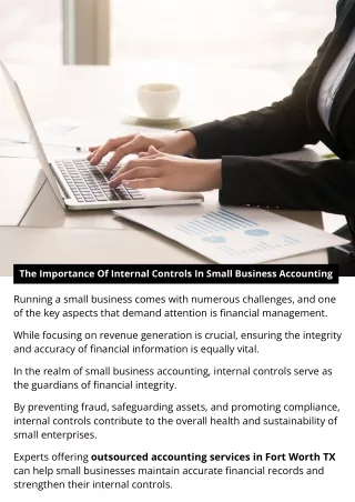 the importance of internal controls in small