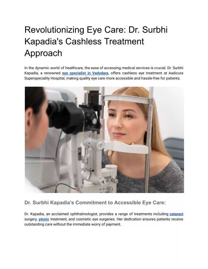 revolutionizing eye care dr surbhi kapadia