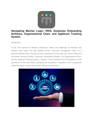 navigating martian logic hris employee onboarding