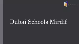 ADMISSION IN DUBAI