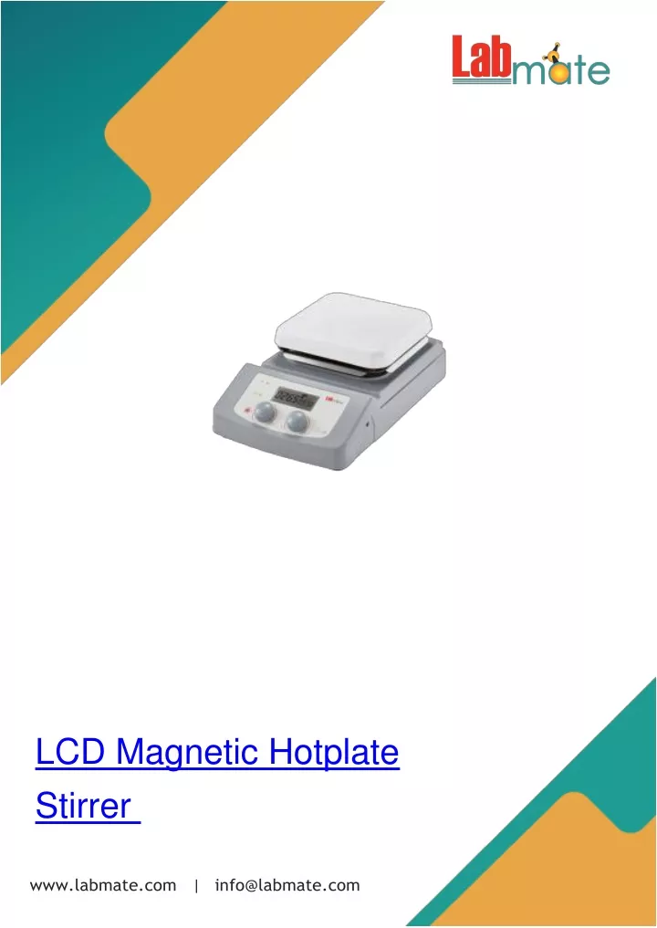 lcd magnetic hotplate stirrer