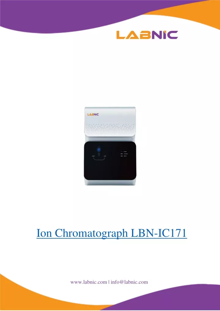 ion chromatograph lbn ic171