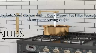 Upgrade Your Kitchen with a Deck Mount Pot