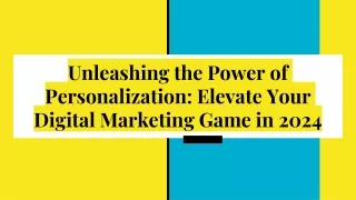 Unlock digital potential with tailored strategies. Elevate marketing in 2024