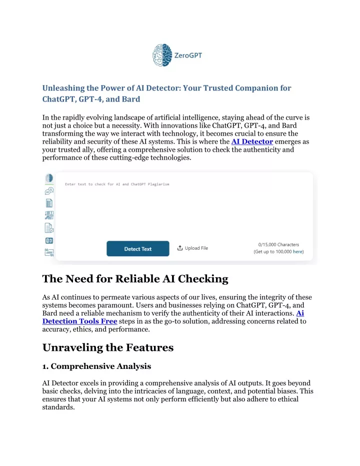 unleashing the power of ai detector your trusted
