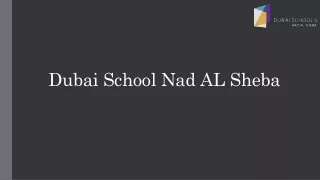DUBAI SCHOOLS NAD AL SHEBA