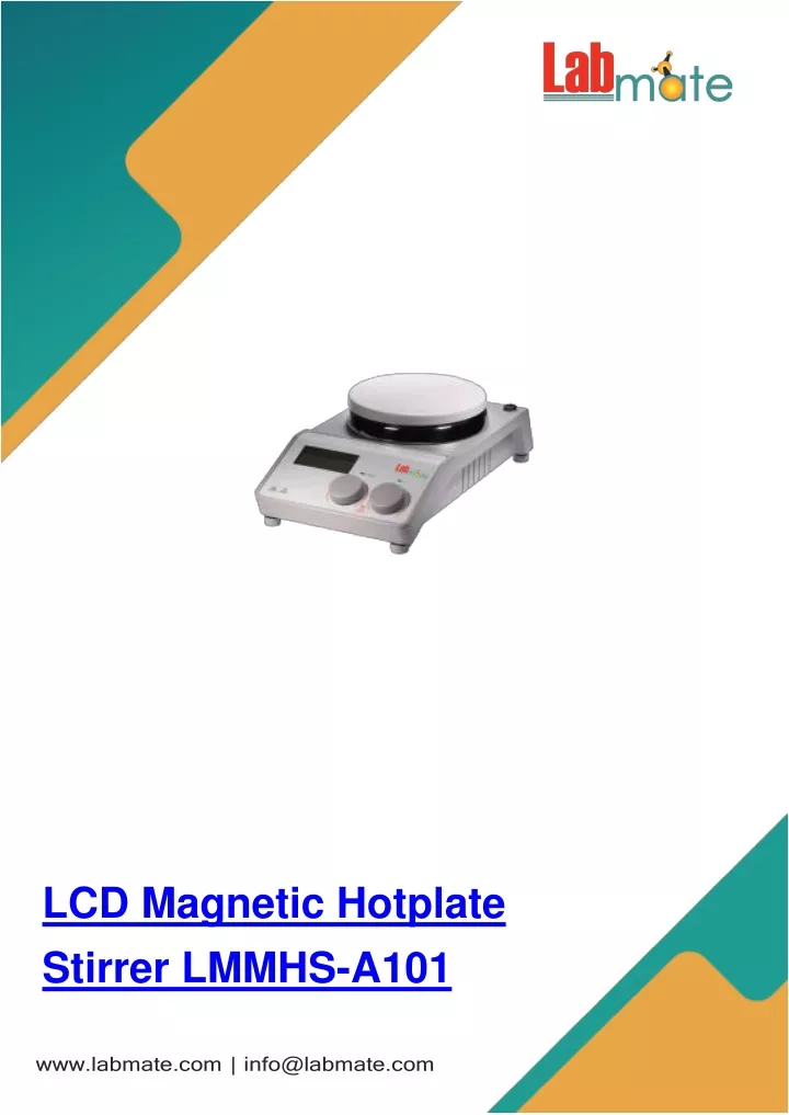lcd magnetic hotplate stirrer lmmhs a101