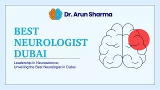 Best Neurologist Doctor in Dubai