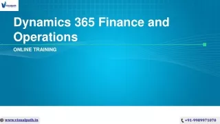 dynamics 365 finance and operations
