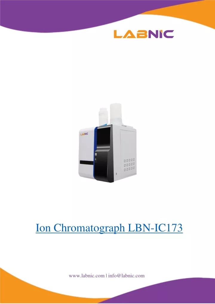 ion chromatograph lbn ic173